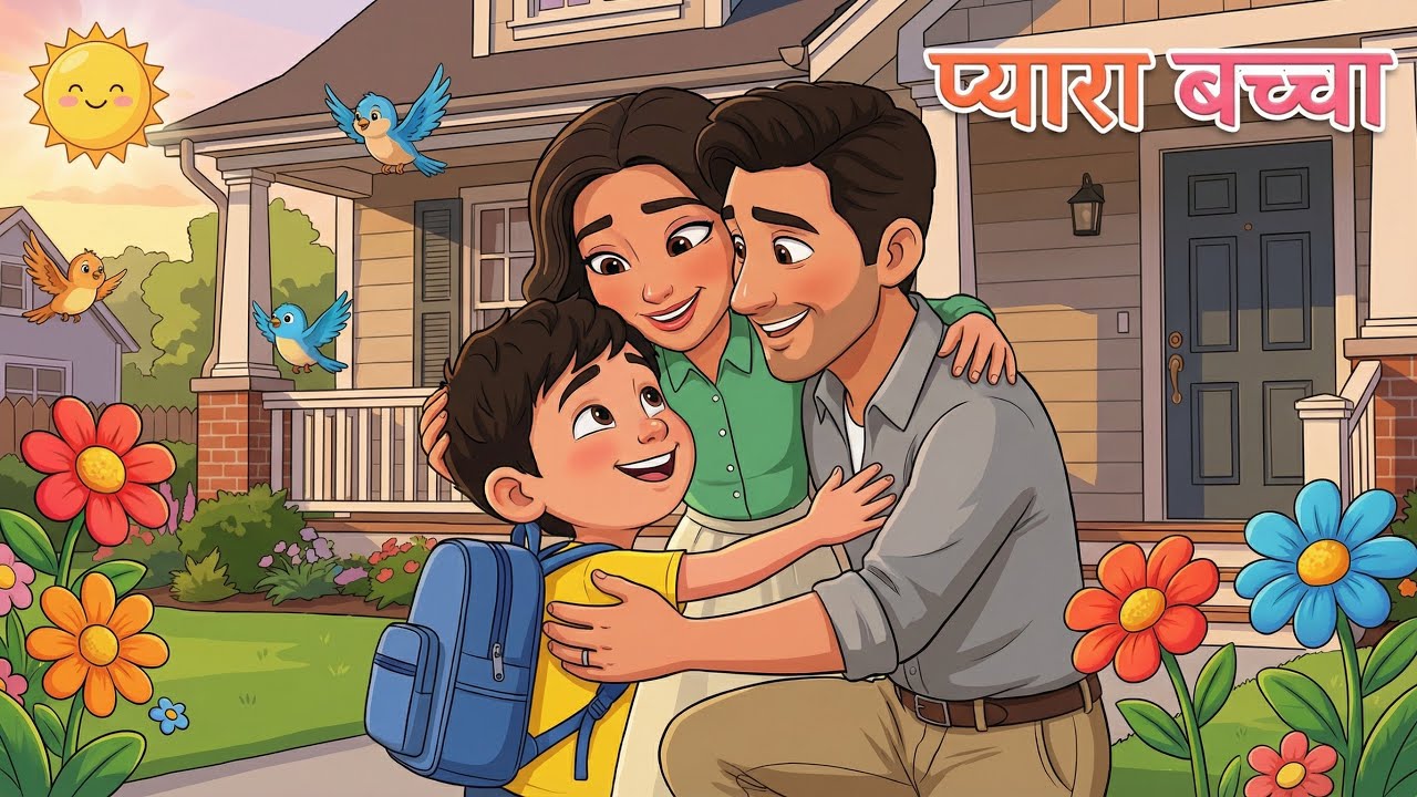 Ek Pyara Sa Chhota Baccha 🧒🌈 | Good Boy Poem for Kids