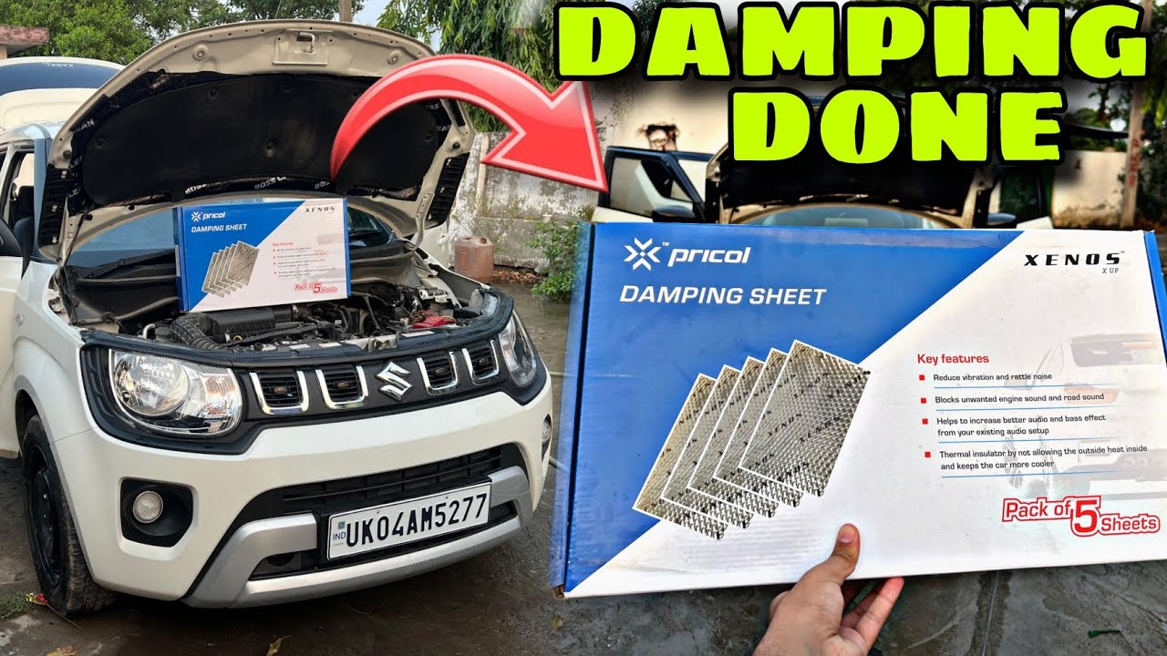 Damping done in ignis🔥/best damp for all cars😍/#damping #cars #ignis #suzuki #modified #jdm #foryou