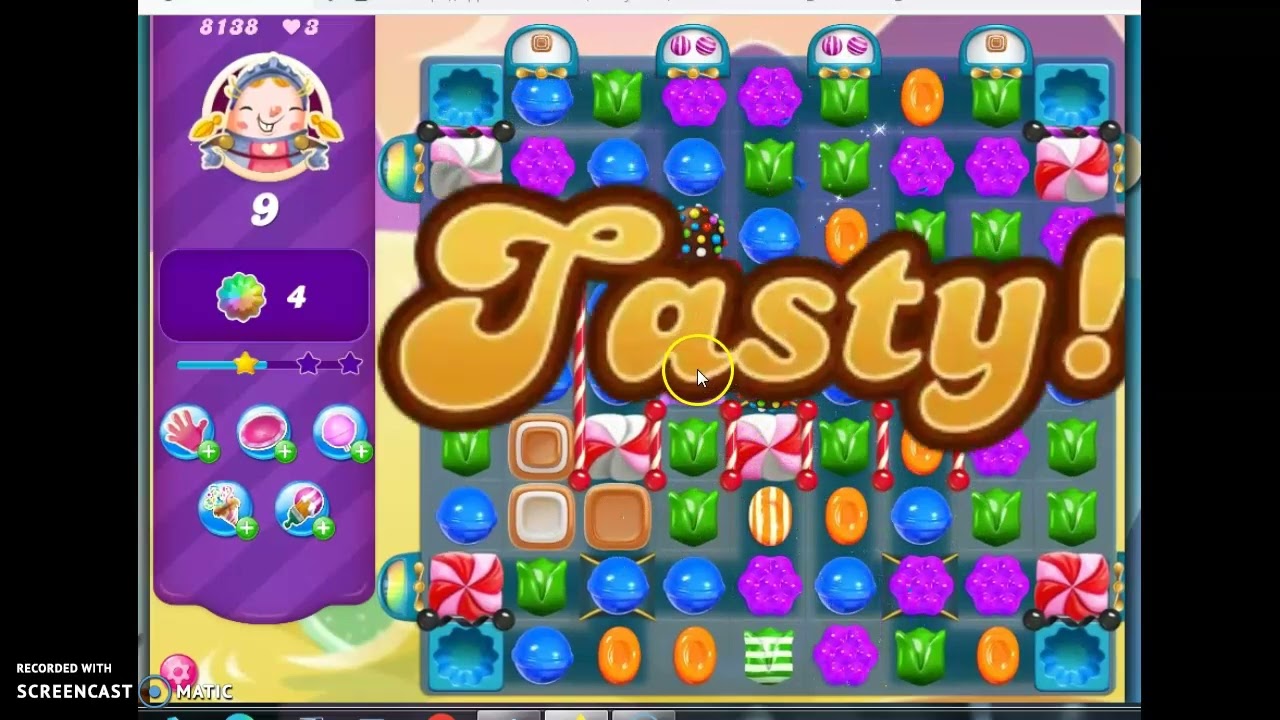 Candy Crush Saga Level 8138 No Boosters