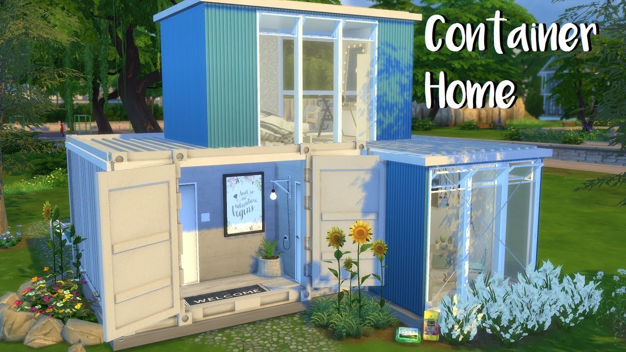 The Sims 4: Speed Build- CONTAINER HOME