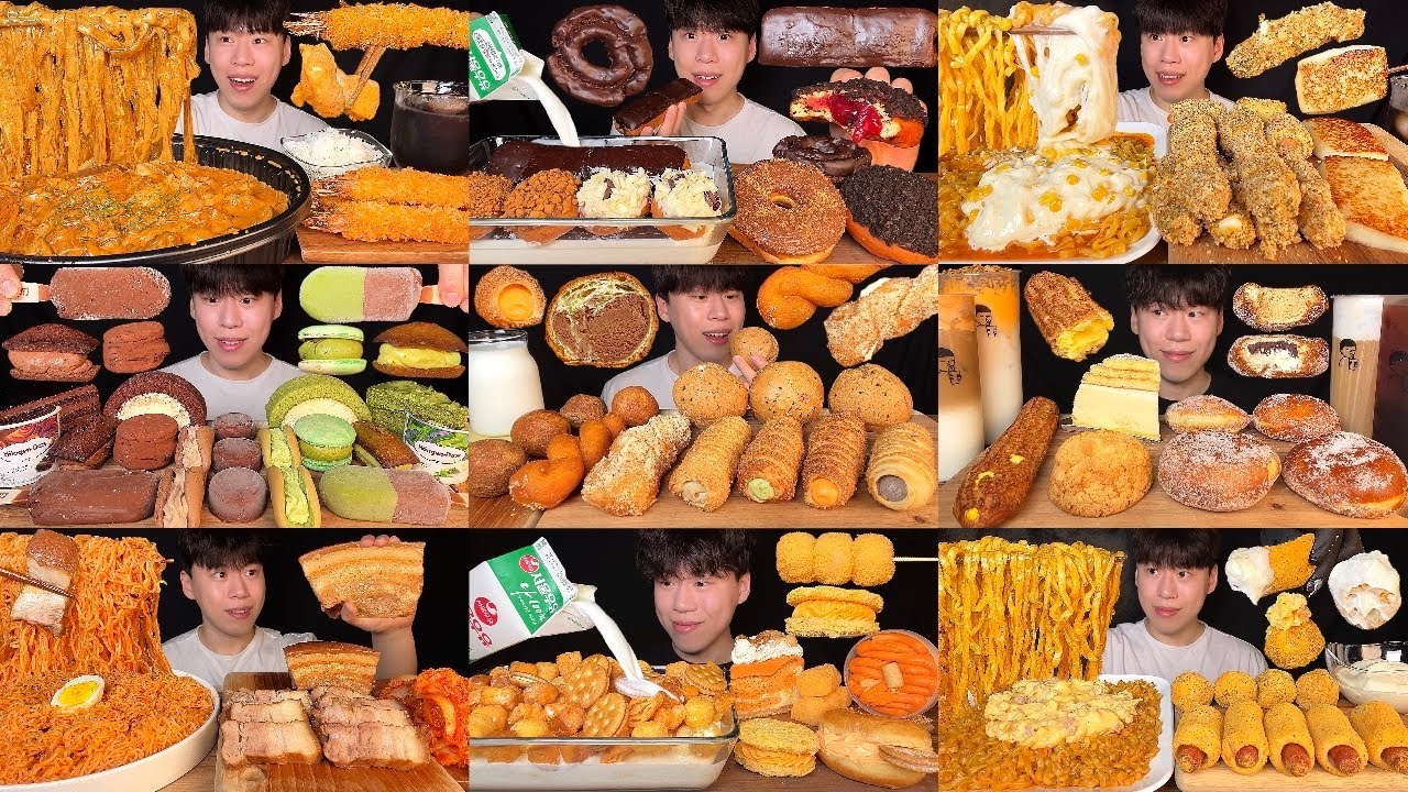 단짠맵 먹방 2시간 20분 모음집!! 달고 짜고 매운것을 번갈아 먹으면 무한으로 먹을 수 있어요💪밥과 후식을 한번에 즐겨요😋Korean food & dessert mukbang