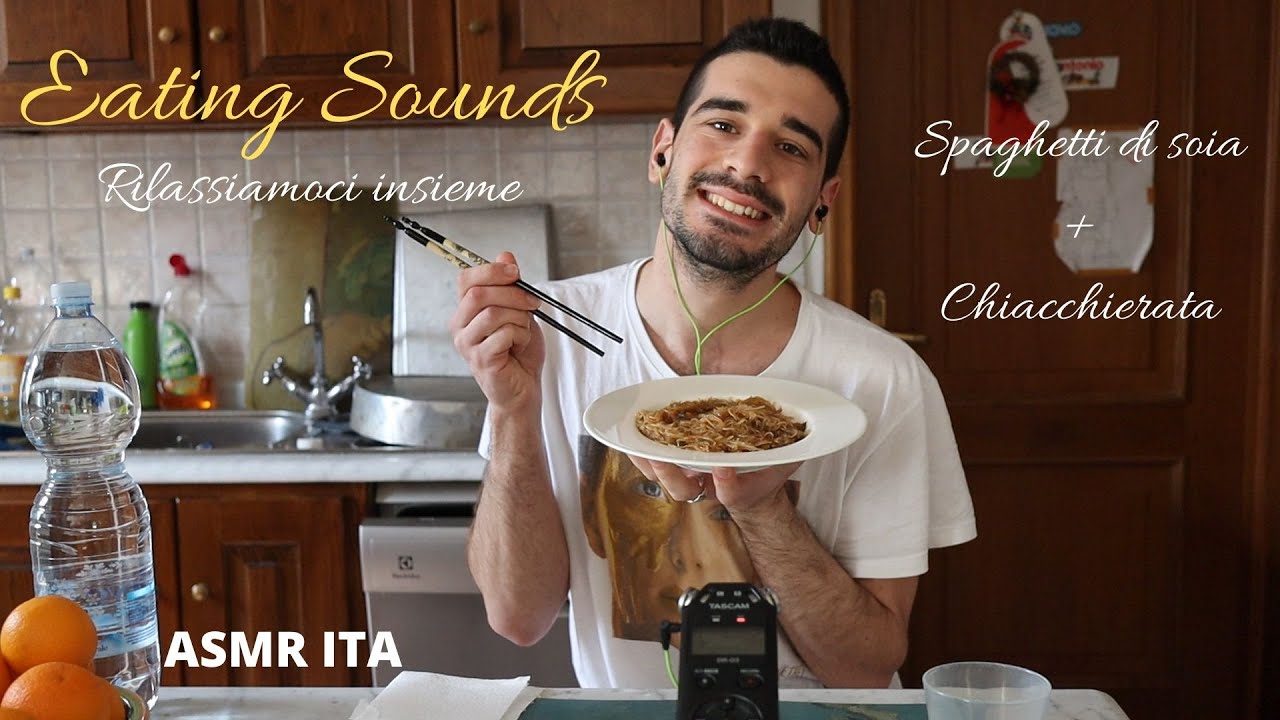 Mukbang/Eating Sounds + Chiacchierata rilassante - ASMR ITA