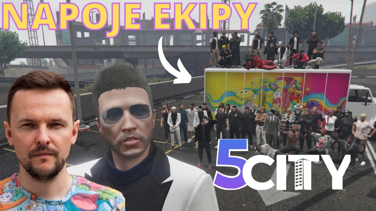 WUJEK ŁUKI i NAPOJE EKIPY na 5City | EVENT | GTA RP
