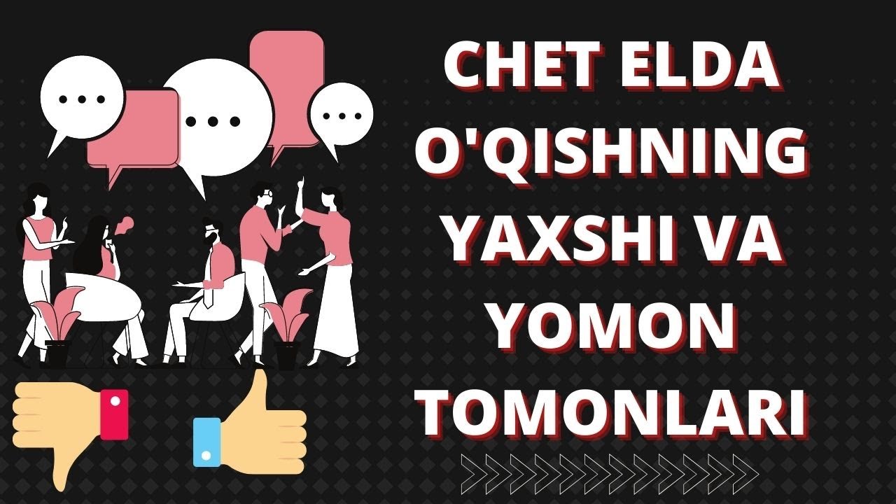 SHOXRUX BASHIROVDAN CHET EL(ROSSIYA)DA O'QISHNING YAXSHI VA YOMON TOMONLARI!!!