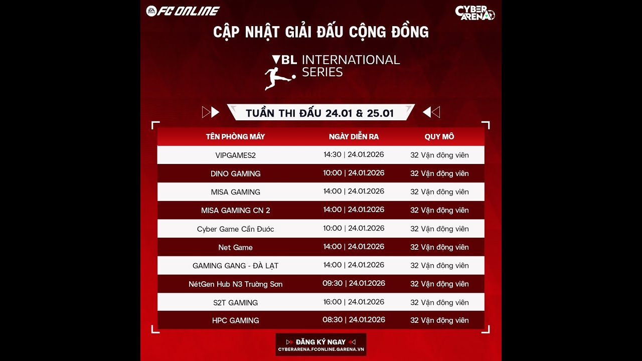 Giải đấu VBL anh em đăng ký chưa ?
