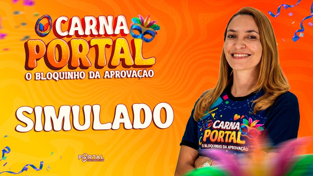 CARNAPORTAL: Simulado | Com a Profª. Svetlana Ribeiro