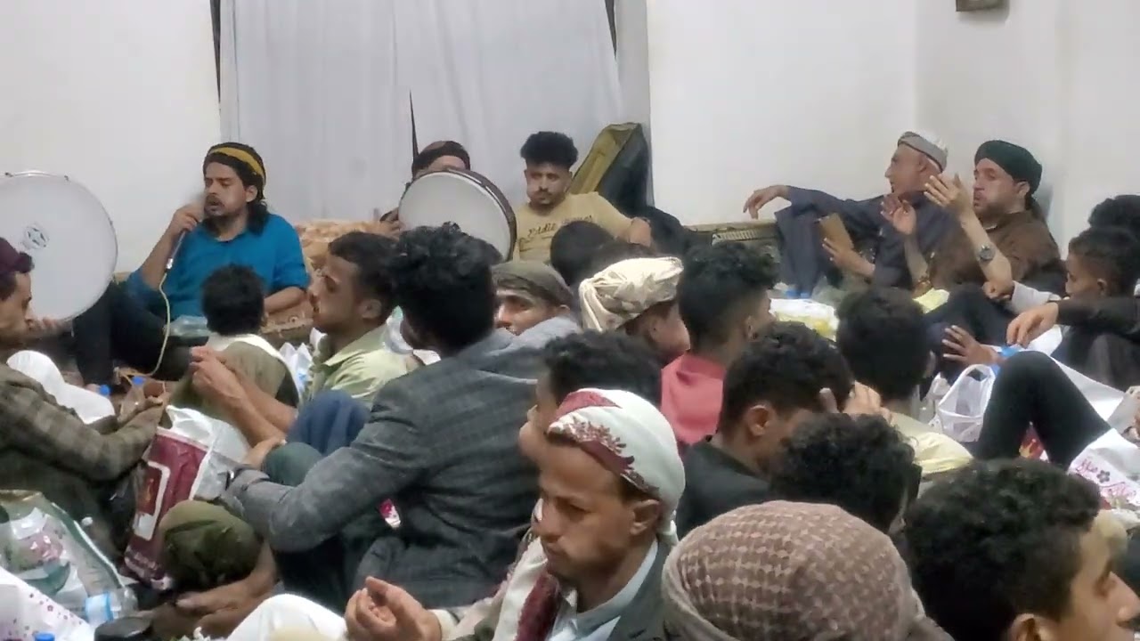 شيء لله ياحبيبنا النبي / فرقة نفس الرحمن المنشد محمد الاهدل / مديرية مذيخره ( حمير )