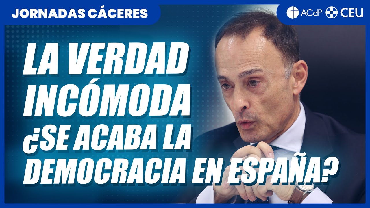 ¿Se acaba la DEMOCRACIA en ESPAÑA? La durísima advertencia de LUIS VENTOSO en las #jcvp de Cáceres