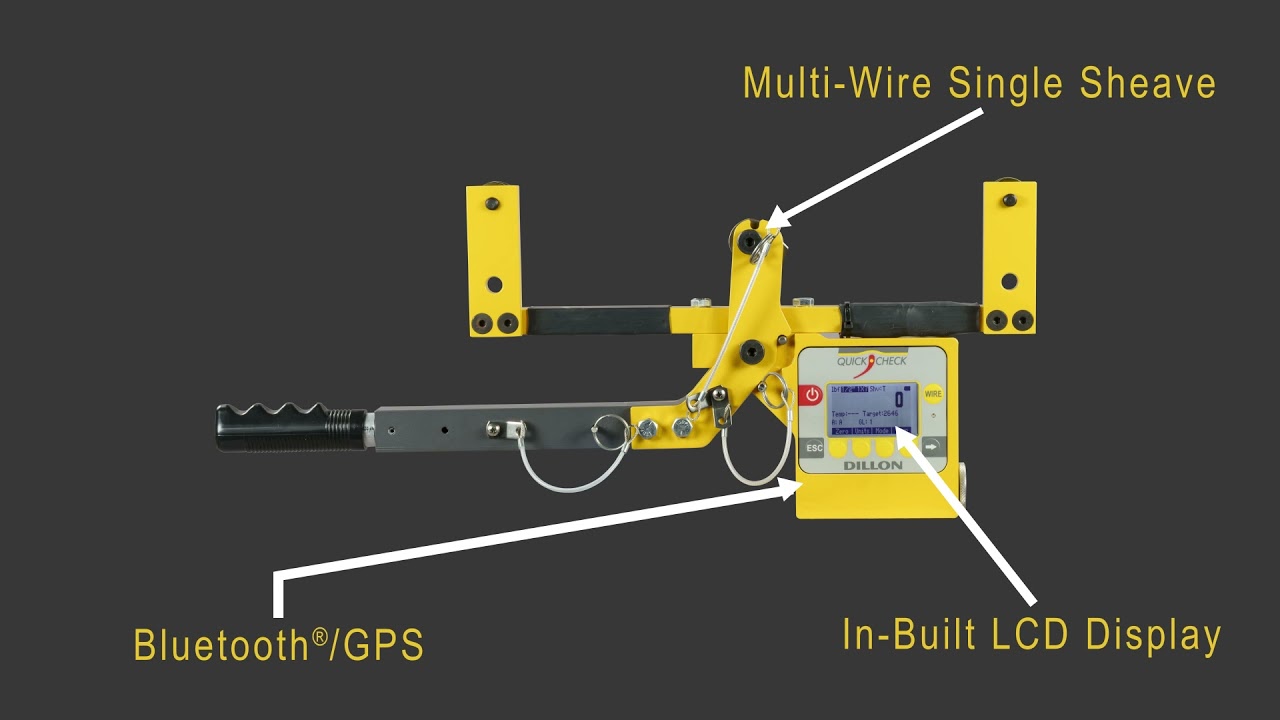 Introducing the Dillon Quick Check-T Bluetooth Tension Meter