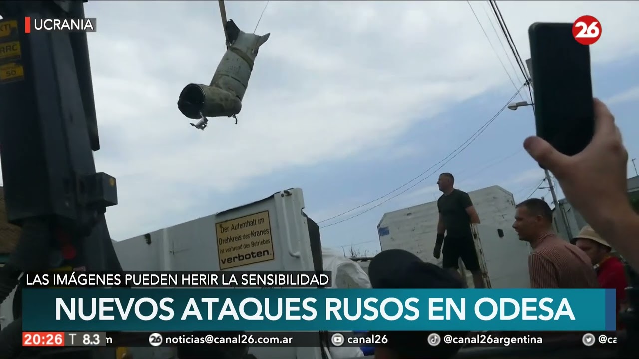 Nuevo ataque ruso sobre Odesa