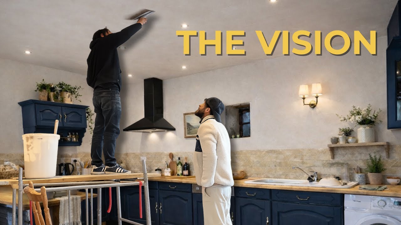 Plastering the Farmhouse Kitchen – Bringing the Vision to Life