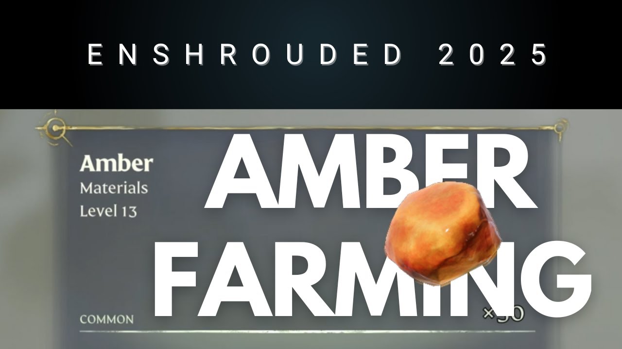 Enshrouded - Beginners Amber Location 2025 update (Amber Farming)
