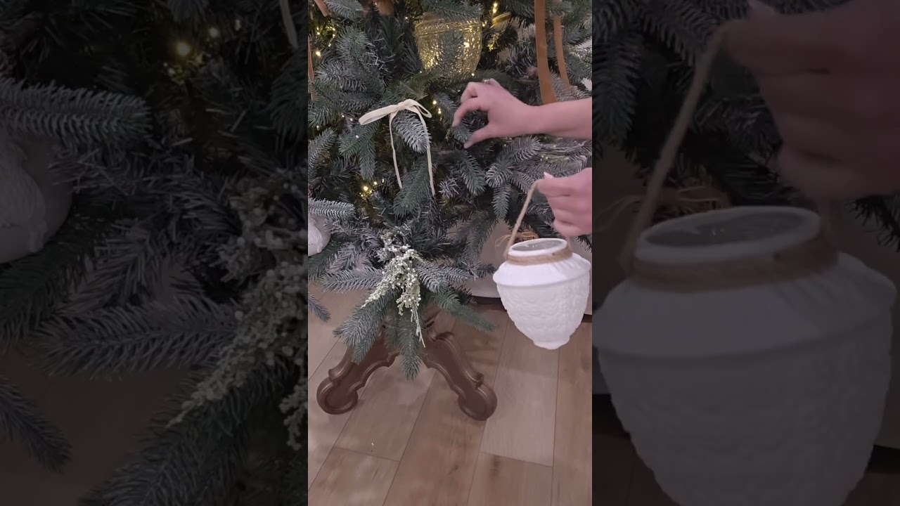 Из мусора в сокровище • Светильник из комиссионного магазина превращен в красивые рождественские ...