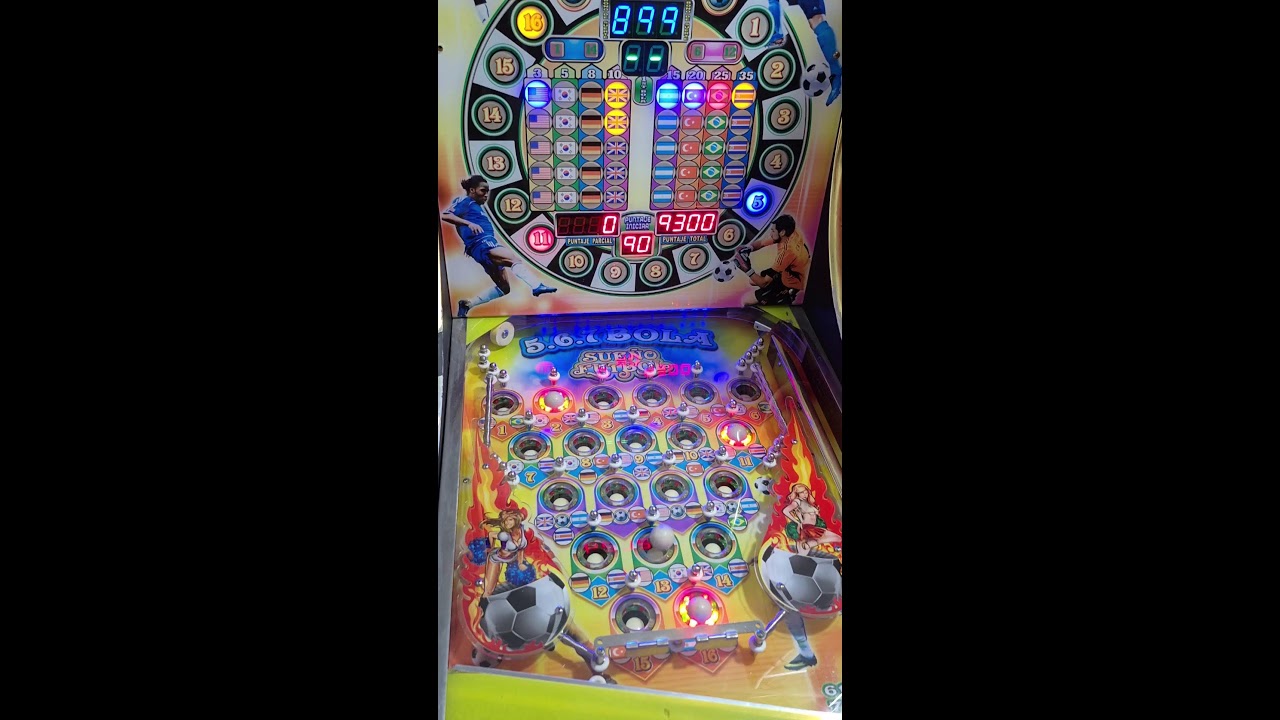 el popular juego del pinball