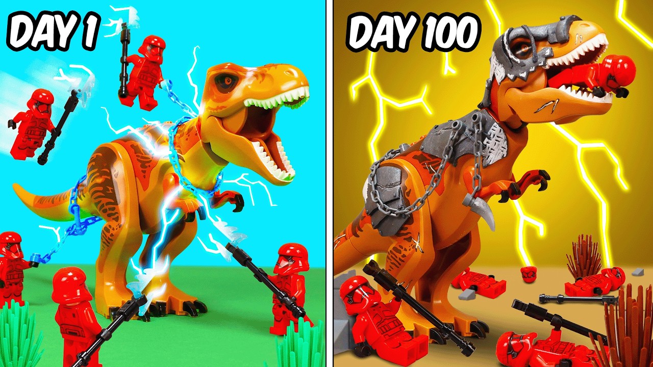 I Simulated a LEGO Dinosaur World...