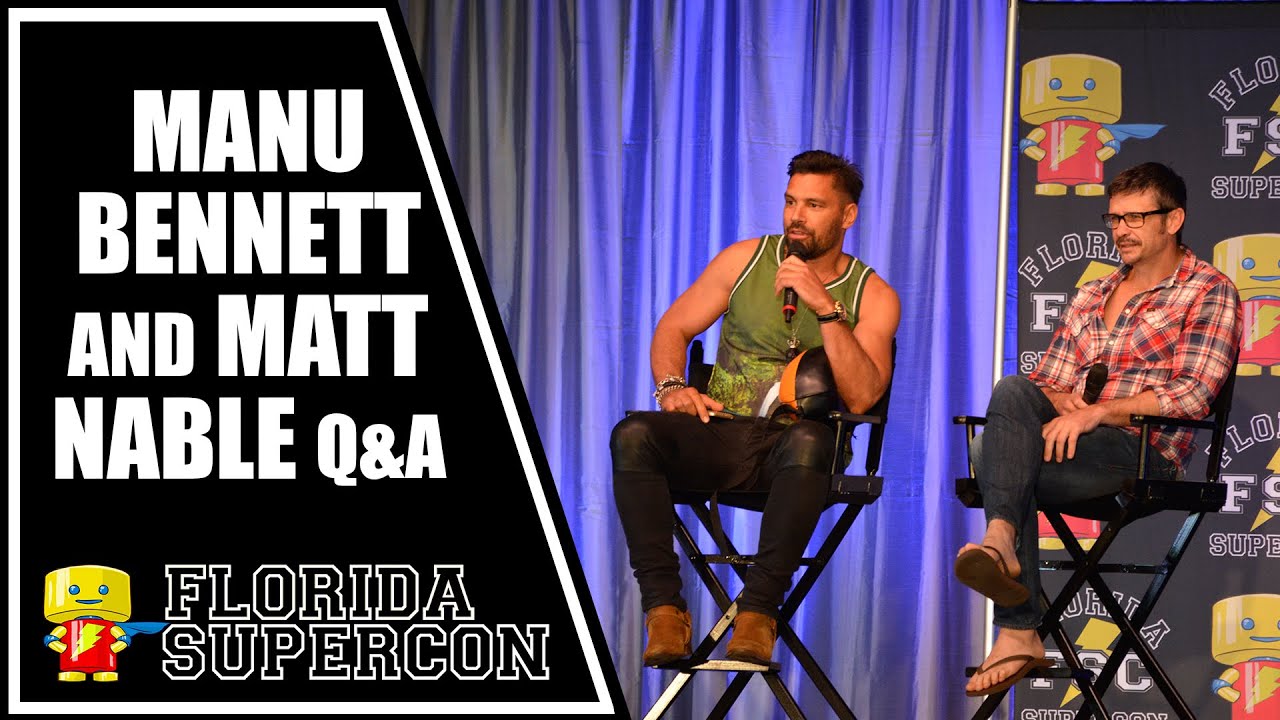 Manu Bennett and Matt Nable Q&A at Florida Supercon 2015
