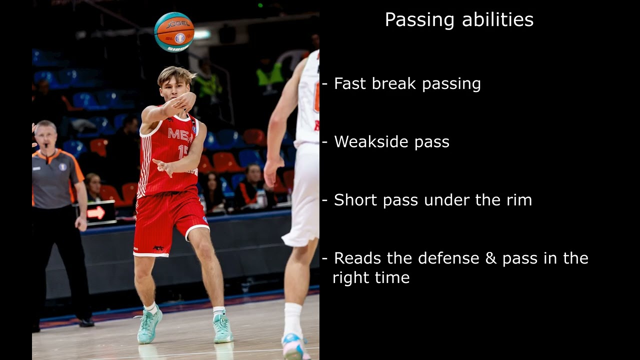 Matvey Padius / Матвей Падиус – Midseason scouting video (2024/25 season) – U21 VTB Youth league