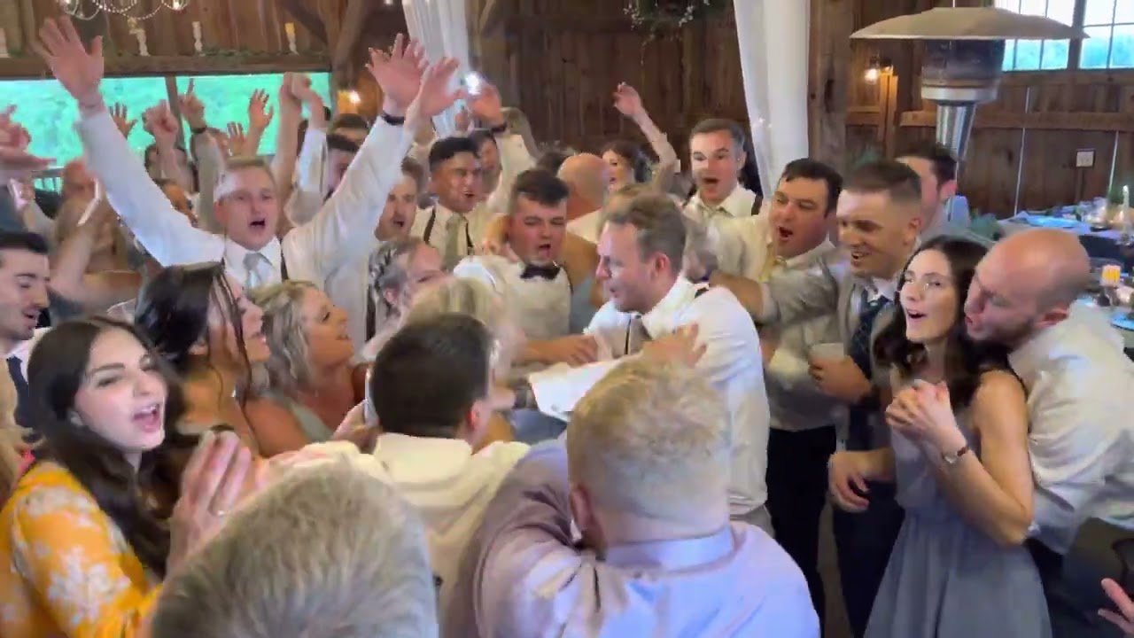 Sweet Caroline at a Wedding at Pinehall at Eisler Farms in Prospect PA