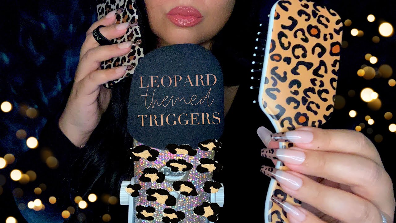 ASMR | 🐆  LEOPARD PRINT THEMED TRIGGERS🤎 | SUPER TINGLY✨