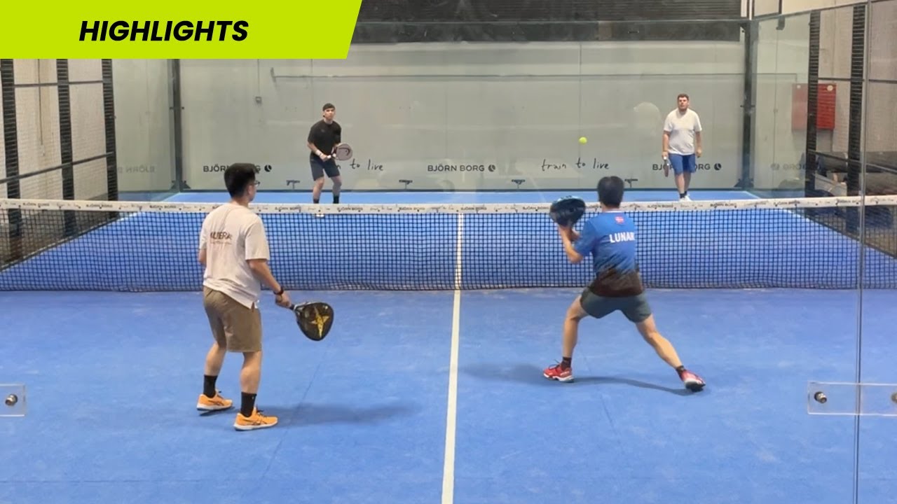 Late Night Padel | Level 3+ | Padel Match Highlights | The Padel Guy