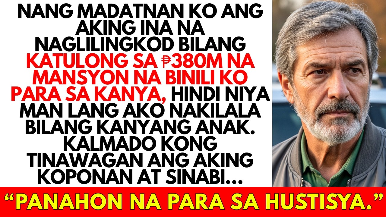 “Pagkaraan ng 12 Taon sa Black Ops, Umuwi Ako—Si Nanay Naghahain sa Mansyong ₱380M”