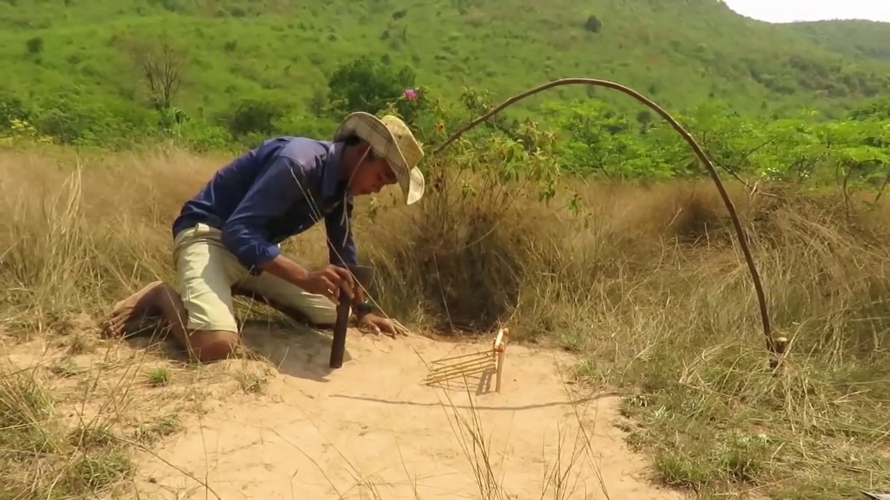 Awesome Quick Turkey Trap Using Turkey Nest - Childrens Make Best Turkey TrapTo Catch Turkey in wild