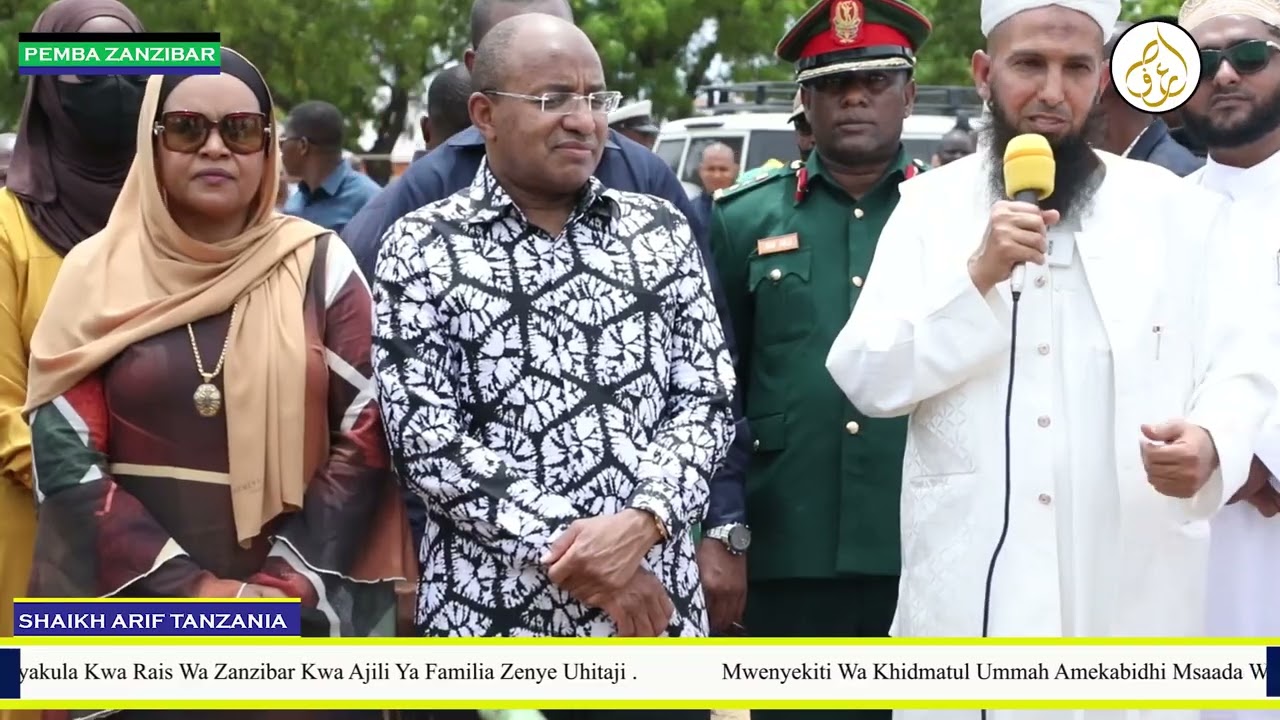 Rais Wa Zanzibar Hussein Mwinyi Agawa futari Pemba   Khidmatul Ummah