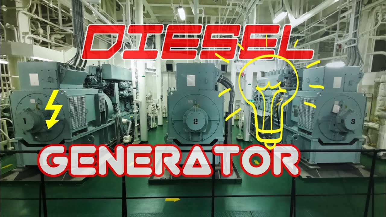 DIESEL GENERATOR || AUX ENGINE - MESIN BANTU