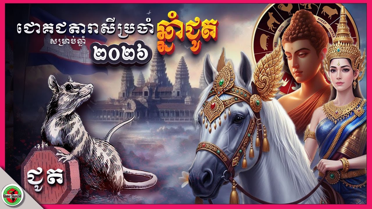 ជោគជតារាសីឆ្នាំជូតសម្រាប់ឆ្នាំ២០២៦ បើមិនចង់ជួបរឿងបែបនេះYear of Rat's Khmer Horoscope in 2026.
