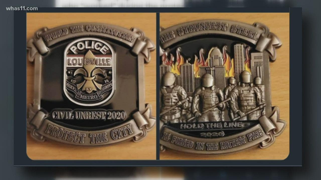 Police challenge coin sparks backlash in Louisville