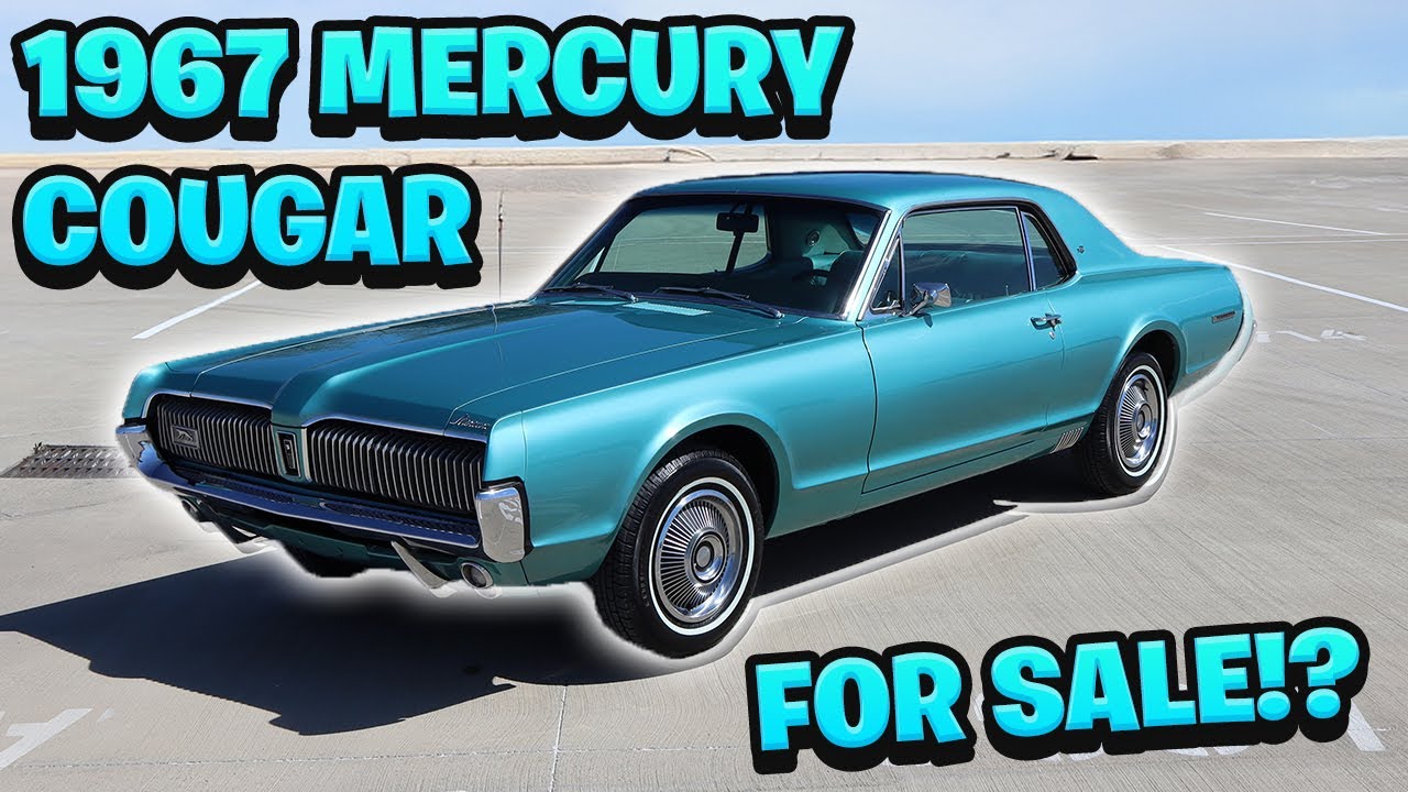 1967 Mercury Cougar XR7 Turquoise For Sale Walkthrough & Cold Start