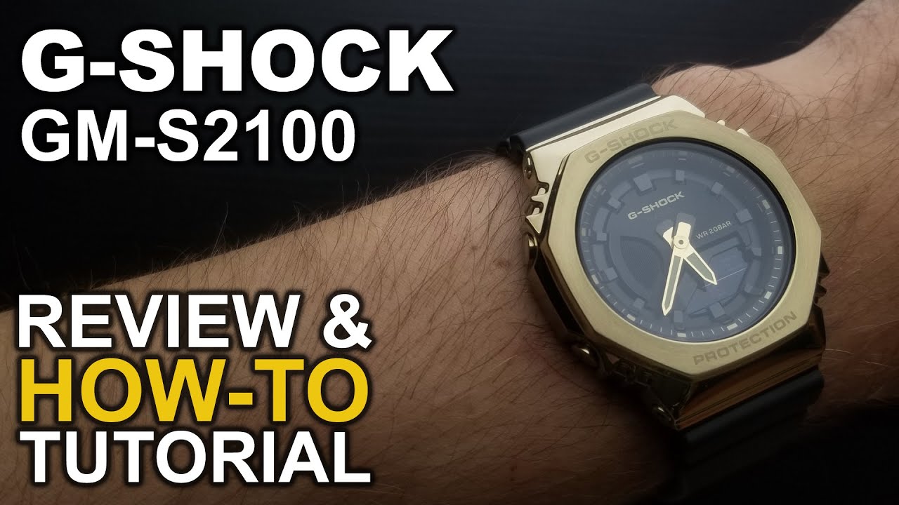 Gshock GM S2100  - Review and How to Tutorial on module 5663