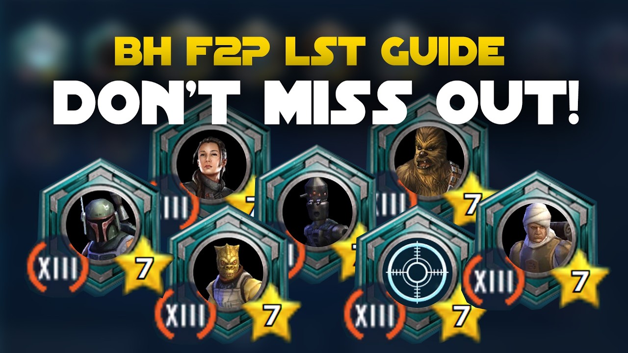 Prepare yourself for the Bounty Hunter Quests FREE Lightspeed Tokens! | SWGOH