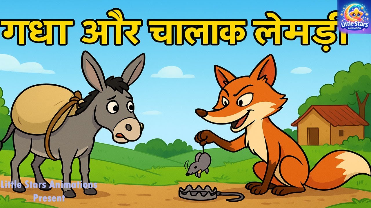 गधा और चालाक लोमड़ी | Panchtantra Kahani | Moral Story in Hindi | Hindi Kahaniyaan