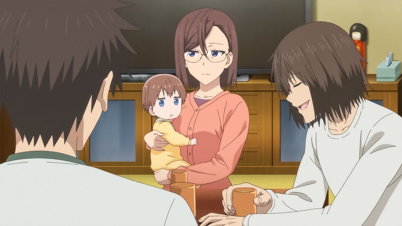 Shinichi meet his family after 2 years | Uzaki-chan wa Asobitai! 2nd season