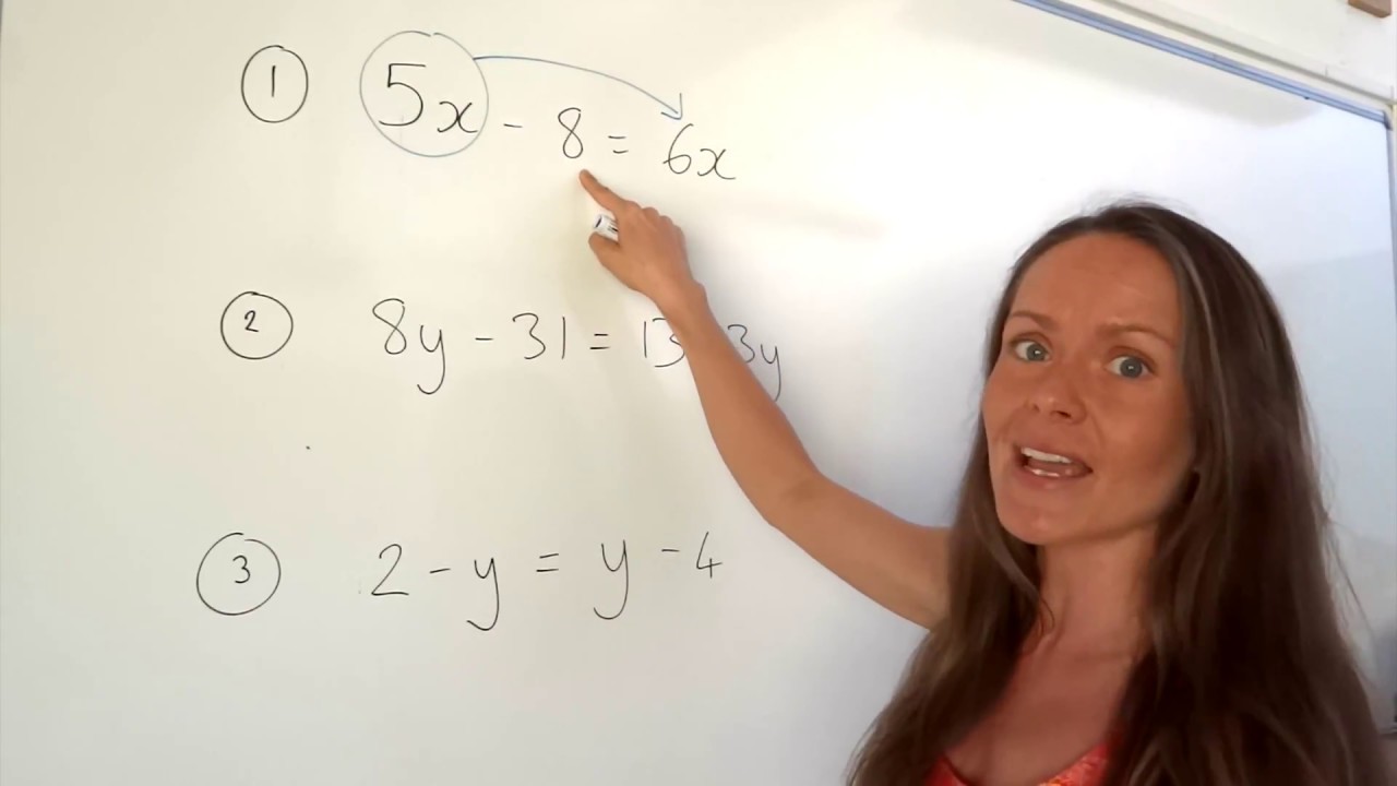 The Maths Prof: Solving Linear Equations (part 2)