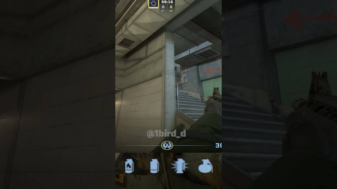 How to get FREE info on CT Overpass at B #cs2 #faceitlvl10 #faceit #tutorial