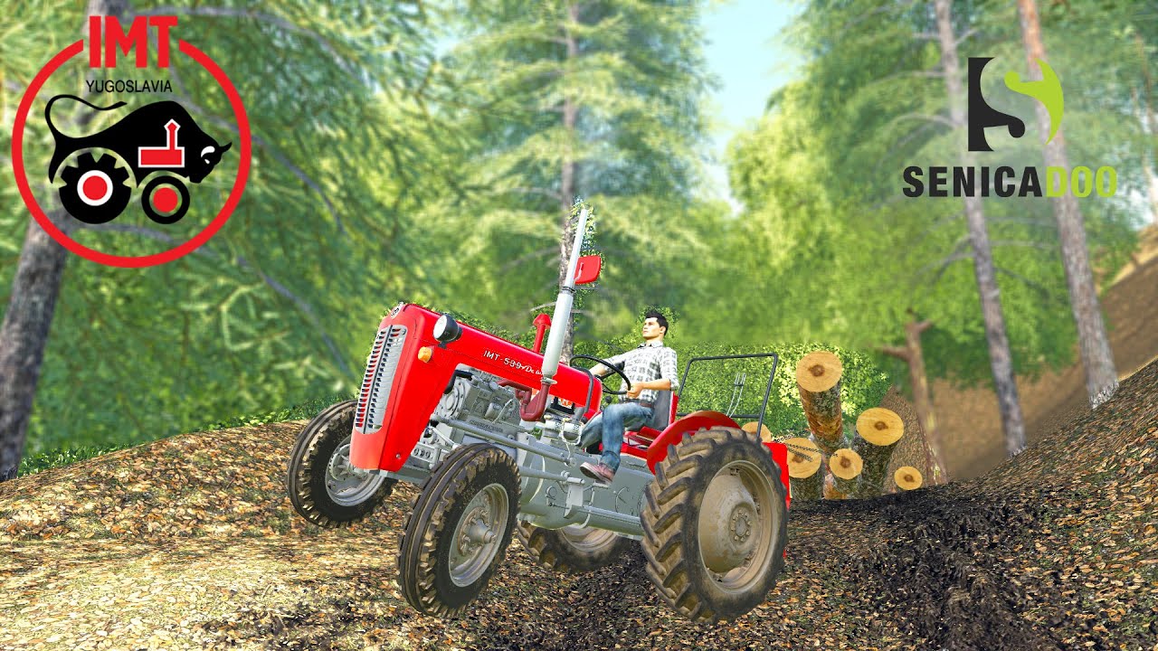UTH19 - Foresting - Log towing with IMT 539 in Slovenia [Dolenjska]