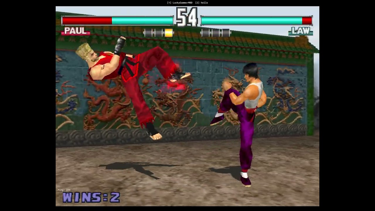Tekken 3 Online Lucky VS Hello Match