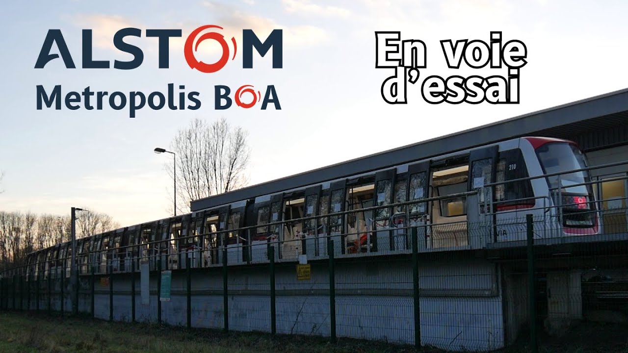 [ALSTOM] METROPOLIS BOA en voie d'essai (nouveau métro de Lille en 52M)