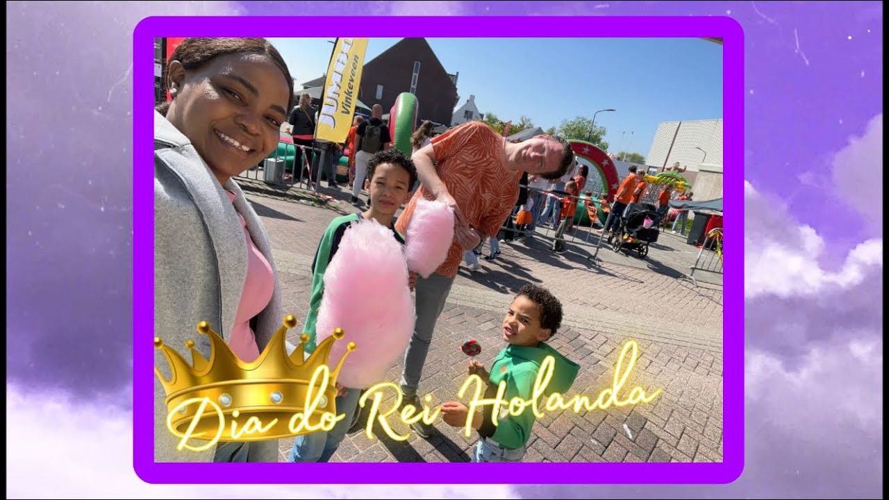Dia do Rei da Holanda 2025!! Uma volta pela nossa aldeia na Holanda!