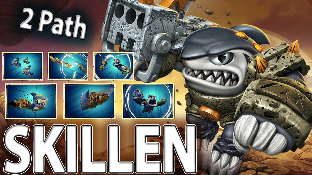 Shark Shooter Terrafin Skillen auf Haiteam-Schwadrom & Rundum Soldat ★ Skylanders Superchargers LP