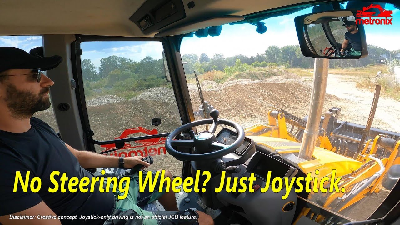 No Wheel. Just Joystick. JCB 3CX Driving Redefined.