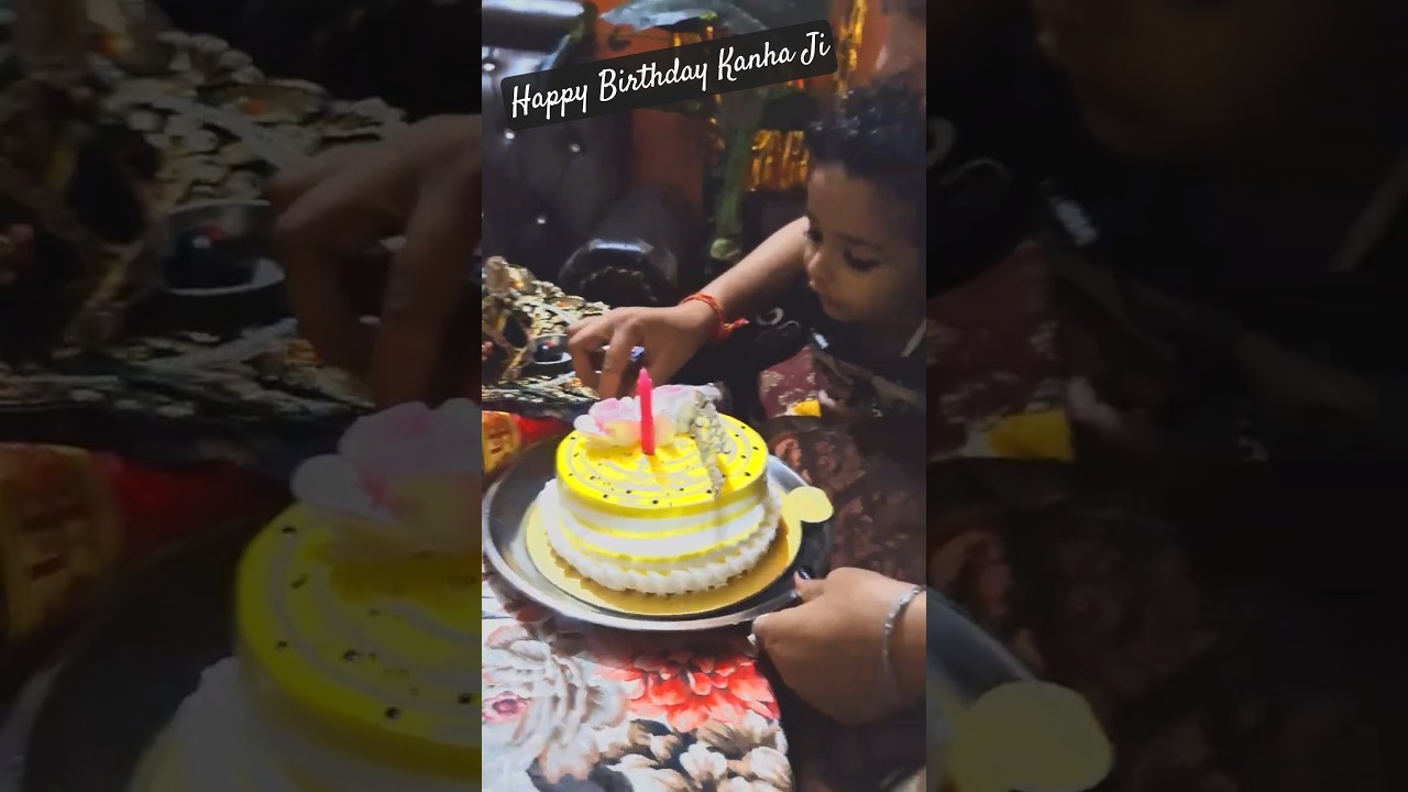 Kanha Ji Birthday Celebrate Tranding Viral Short Video... 