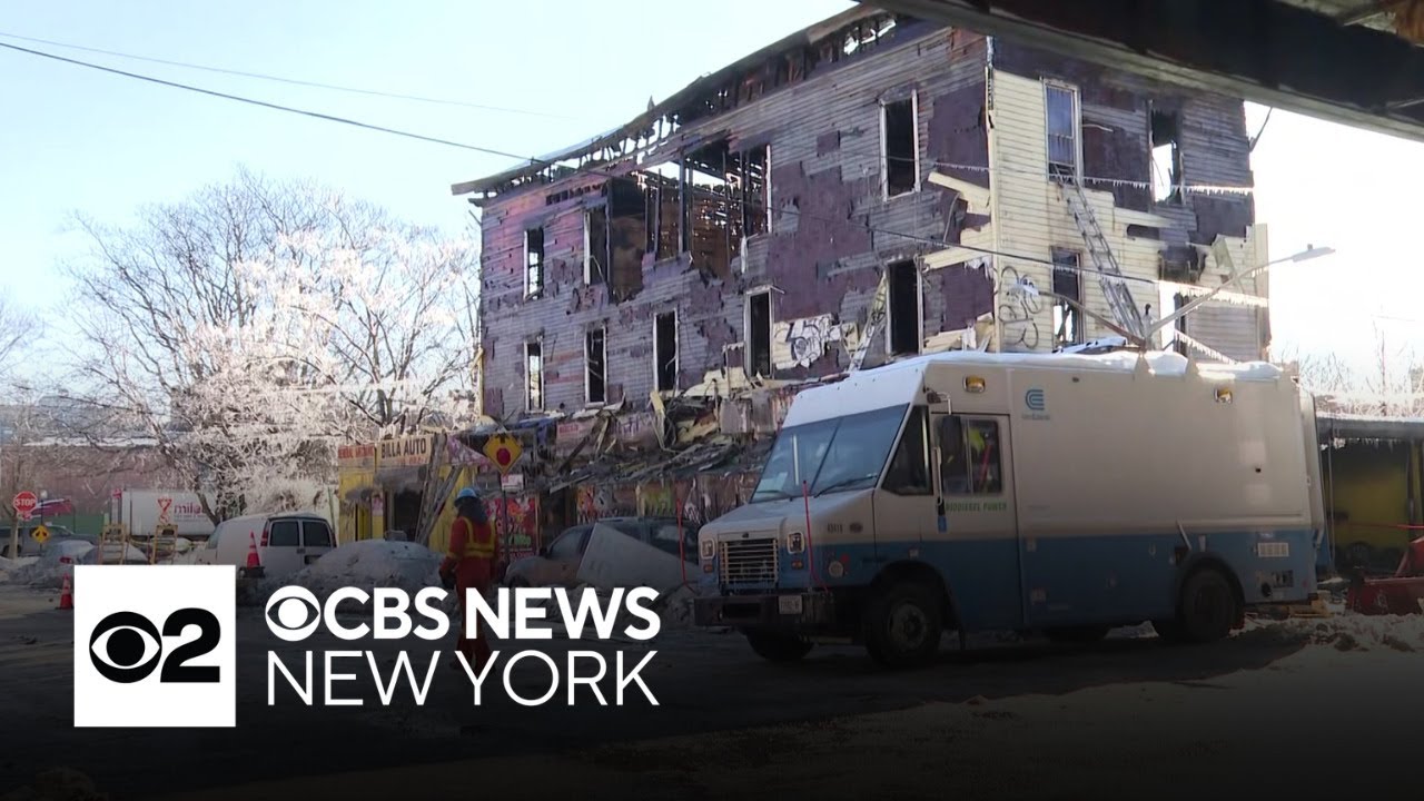 Fire destroys building housing deli, flower shop, apartments in the Bronx