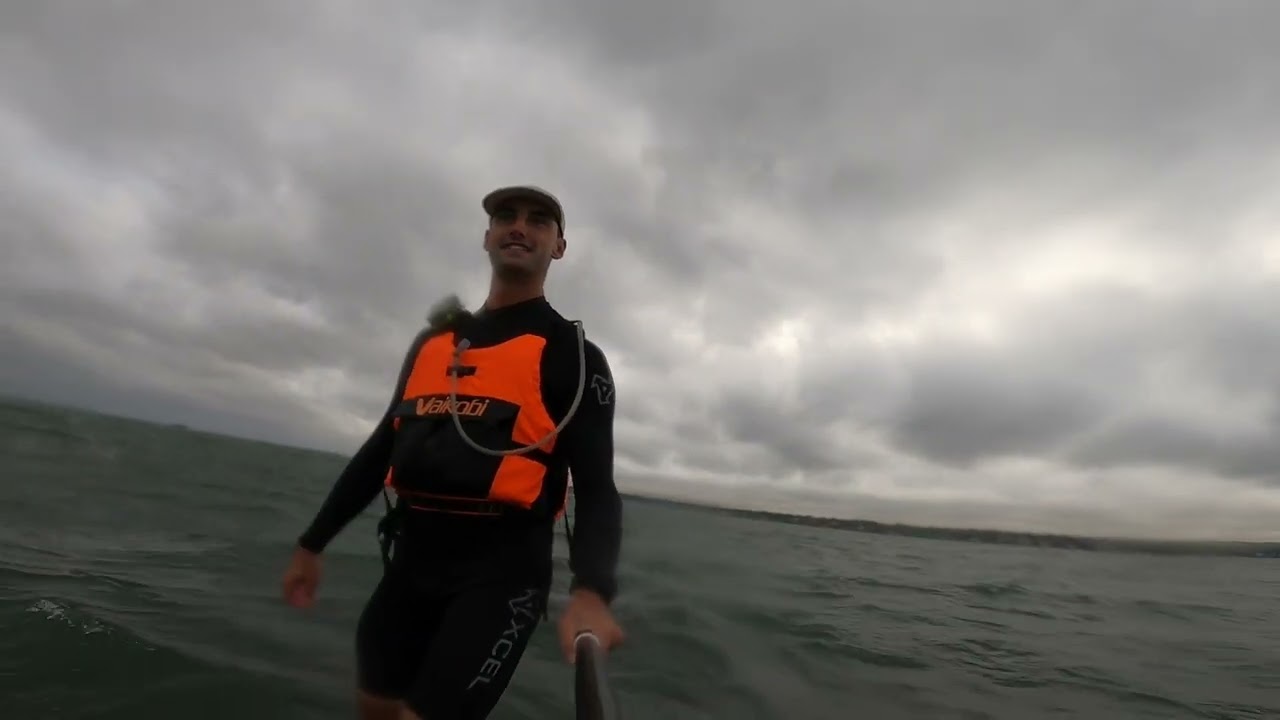 Narragansett Bay Downwind SUP Foiling!