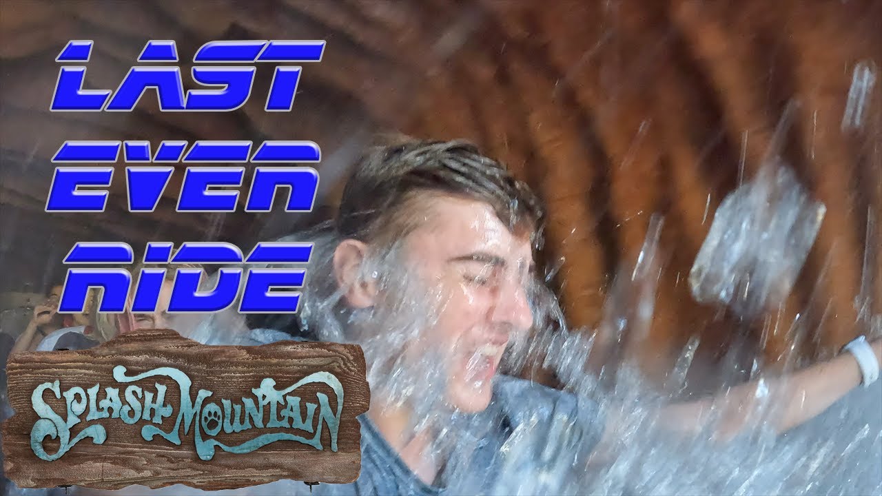First and LAST RIDE EVER on Splash Mountain | Disneyland