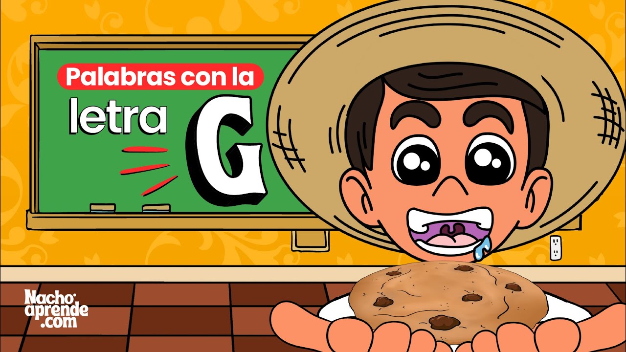 Palabras con G 🐱 - Abecedario para NIÑOS - Las letras para niños