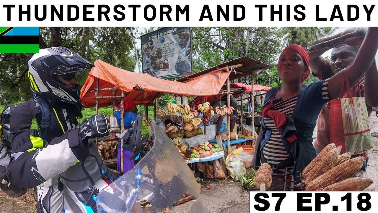 RESCUED by this Fruit Seller LADY in THUNDERSTORM 🇹🇿 S7 EP.18 | Pakistan to South Africa