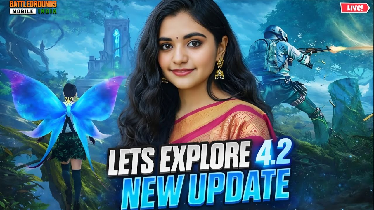 Let's Explore 4.2 Update 🔥☠️ || #bgmi #bgmitelugu #telugugirlgamer #shortslive